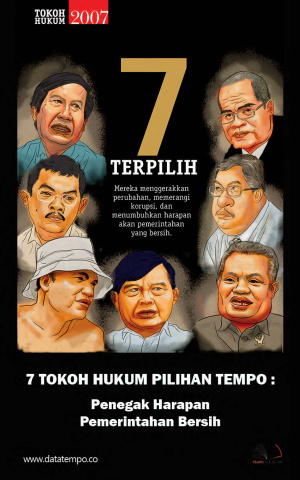 7 Tokoh Hukum Pilihan Tempo : Penegak Harapan Pemerintahan Bersih