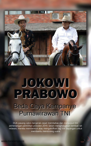 Jokowi-Prabowo : Beda Gaya Kampanye Purnawirawan TNI