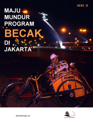 Maju Mundur Program Becak di Jakarta Seri II