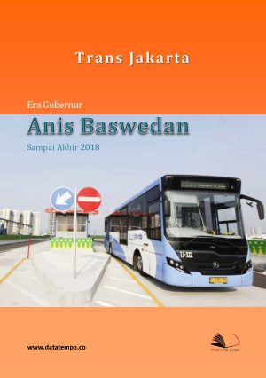 Trans Jakarta di Era Gubernur Anies Baswedan sampai akhir 2018