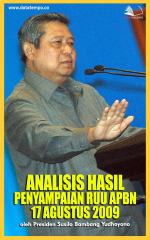 Analisis Hasil Penyampaian RUU APBN 17 Agustus 2009 oleh Presiden Susilo Bambang Yudhoyono