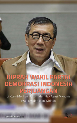 Kiprah Wakil Partai Demokrasi Indonesia Perjuangan di Kursi Menteri Hukum dan Hak Asasi Manusia Era Presiden Joko Widodo
