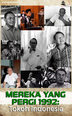 Mereka yang Pergi 1992: Tokoh Indonesia
