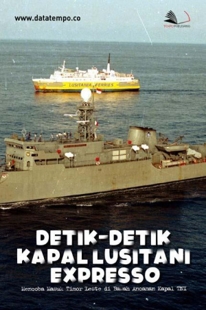 Detik-Detik Kapal Lusitania Expresso Mencoba Masuk Timor Leste Di BAwah Ancaman Kapal TNI