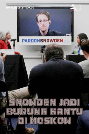 Snowden Jadi Burung Hantu di Moskow