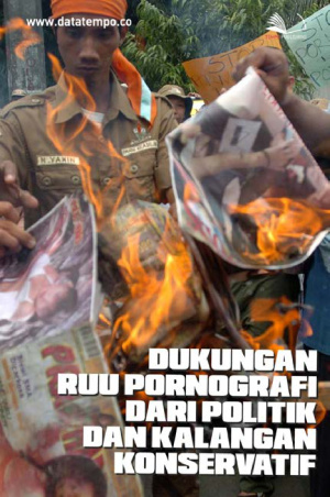 Dukungan RUU Pornografi dari Politik dan Kalangan Konservatif