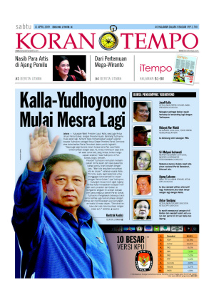 Kalla-Yudhoyono Mulai Mesra Lagi