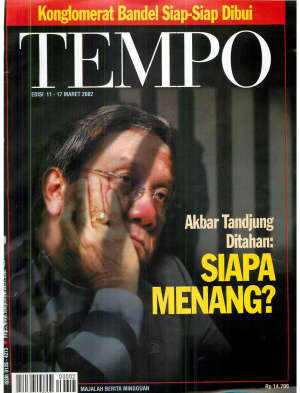 Akbar Tandjung Ditahan : Siapa Menang?