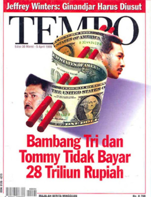 Bambang Tri dan Tommy Tidak Bayar 28 Triliun Rupiah
