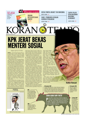 KPK Jerat Bekas Menteri Sosial