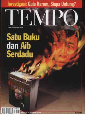 Satu Buku Dan Aib Serdadu