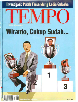 Wiranto, Cukup Sudah...