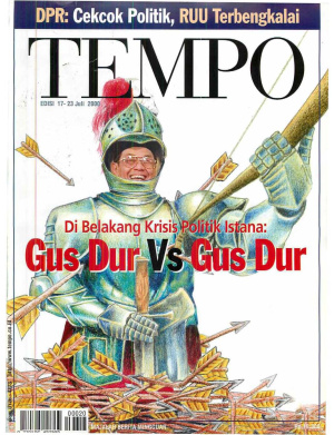 Di Belakang Krisis Politik Istana: Gus Dur Vs Gus Dur