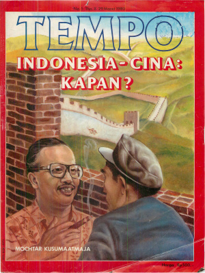 Indonesia - Cina : Kapan?