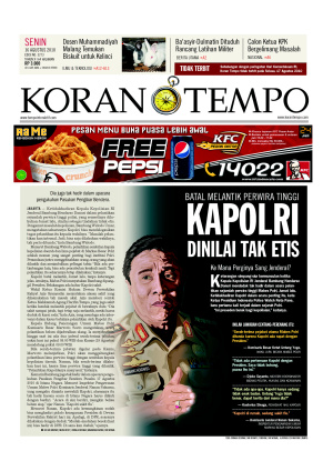 Kapolri Dinilai Tak Etis