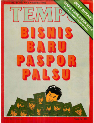 Bisnis Baru Paspor Palsu