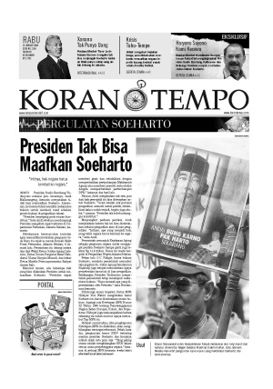 Presiden Tak Bisa Maafkan Soeharto