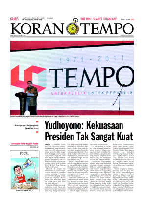 Yudhoyono: Kekuasaan Presiden Tak Sangat Kuat