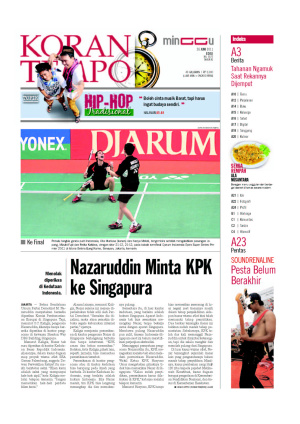 Nazaruddin Minta KPK ke Singapura