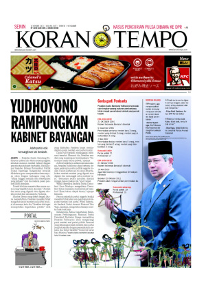 Yudhoyono Rampungkan Kabinet Bayangan