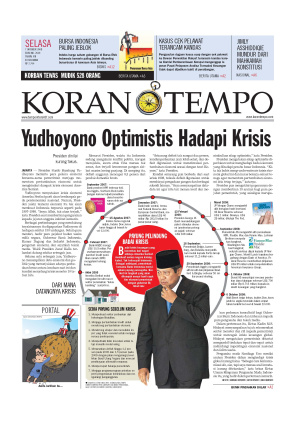 Yudhoyono Optimistis Hadapi Krisis