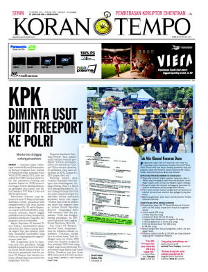 KPK Diminta Usut Duit Freeport ke Polri