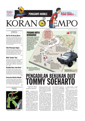 Pengadilan Bekukan Duit Tommy Soeharto