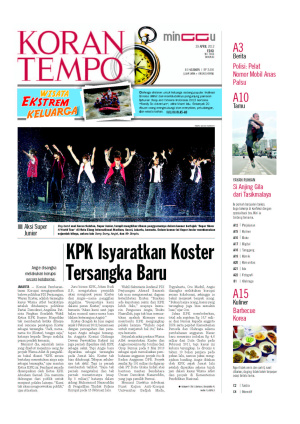 KPK Isyaratkan Koster Tersangka Baru