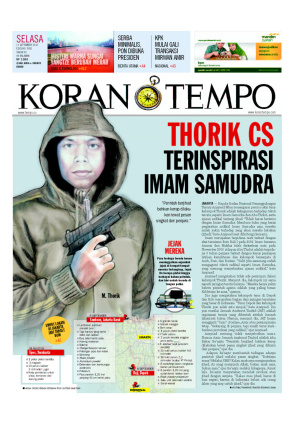 Thorik cs Terinspirasi Imam Samudra