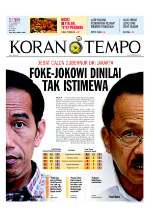 Debat Calon Gubernur DKI Jakarta Foke-Jokowi Dinilai Tak Istimewa