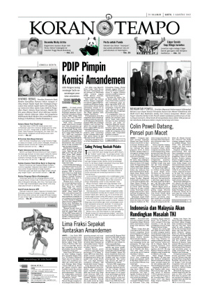PDIP Pimpin Komisi Amandemen