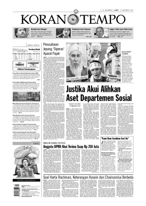 Justika Akui Alihkan Aset Departemen Sosial