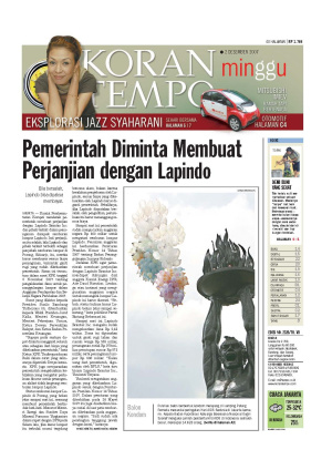 Pemerintah Diminta Membuat Perjanjian dengan Lapindo