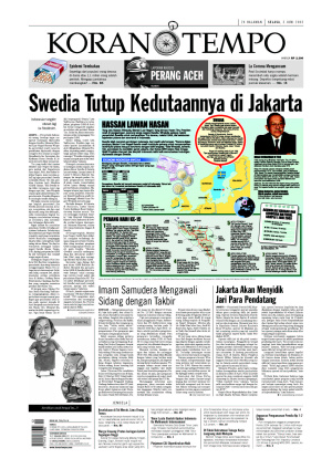 Swedia Tutup Kedutaannya di Jakarta