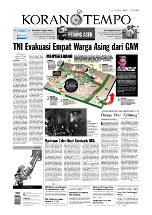 TNI Evakuasi Empat Warga Asing dari GAM