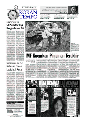 IMF Kucurkan Pinjaman Terakhir