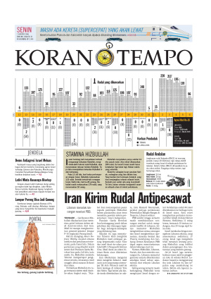 Iran Kirim Rudal Antipesawat