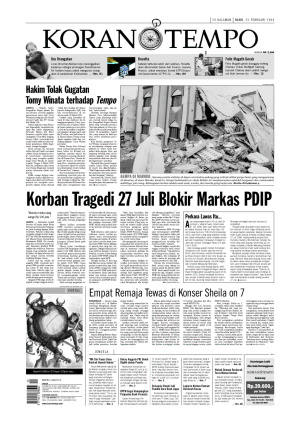 Korban Tragedi 27 Juli Blokir Markas PDIP