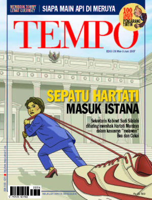 Sepatu Hartati Masuk Istana