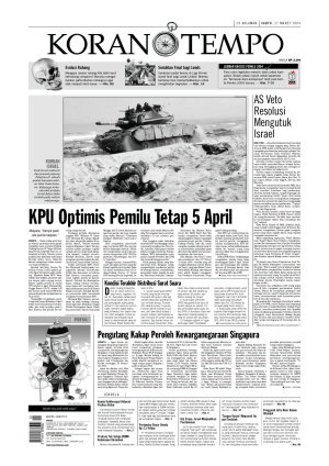 KPU Optimis Pemilu Tetap 5 April