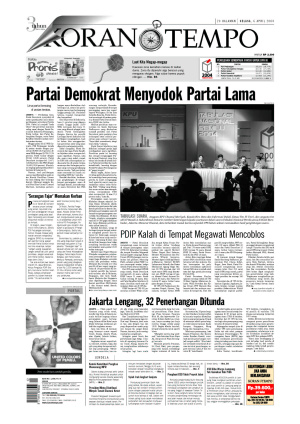 Partai Demokrat Menyodok Partai Lama