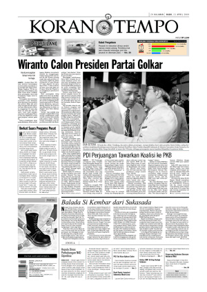 Wiranto Calon Presiden Partai Golkar