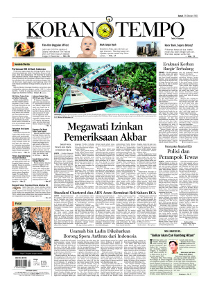 Megawati Izinkan Pemeriksaan Akbar