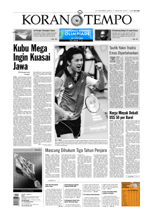 Kubu Mega Ingin Kuasai Jawa