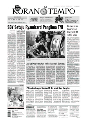 SBY Setuju Ryamizard Panglima TNI