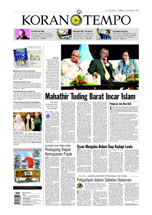 Mahathir Tuding Barat Incar Islam