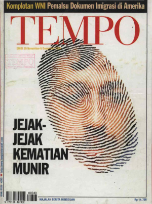 Jejak-Jejak Kematian Munir