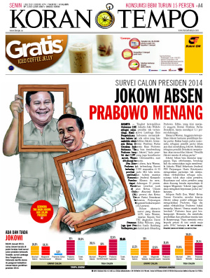Jokowi Absen Prabowo Menang