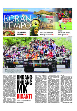 Undang-Undang MK Diganti