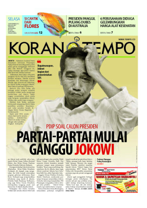PDIP Soal Calon Presiden Partai-Partai Mulai Ganggu Jokowi
